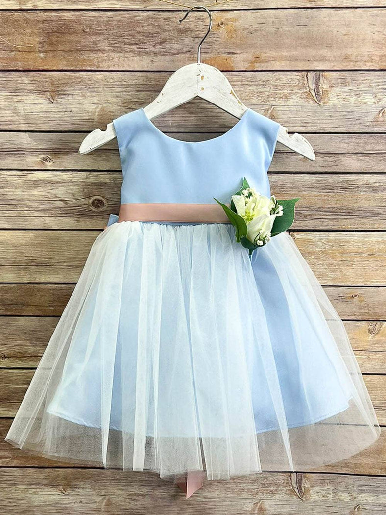Rosybell Baby Dress: 18M / Blue