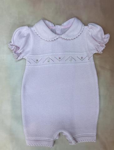 87449 Infant Girls 100% pima cotton romper-Private Label-Nenes Lullaby Boutique Inc