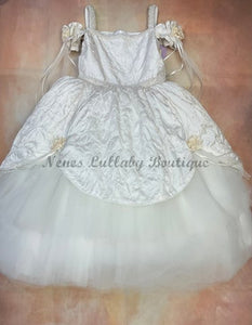 Esmeralda 1st Communion Couture Designer Dress by Piccolo Bacio Ave Maria Collection