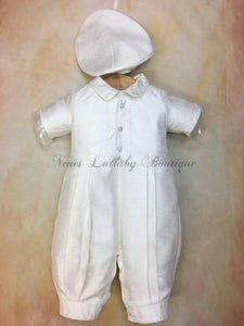 Bernard Shantung Boys Christening outfit by Piccolo Bacio - Nenes Lullaby Boutique Inc