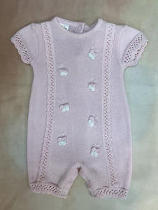 29SS19/Mart000 infant girl 100% cotton Pink & White butterfly Bubble-Private Label-Nenes Lullaby Boutique Inc