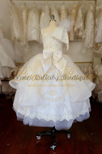 Piccolo Bacio Donatilla 8 Girl Communion Dress-Piccolo Bacio Designer Couture Communion Dresses-Nenes Lullaby Boutique Inc
