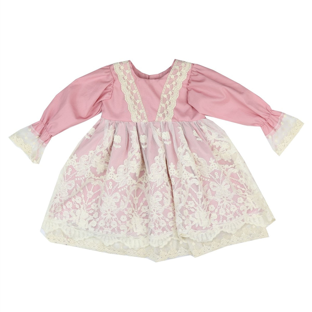 Frilly Frocks Rose Baby Dress FR003