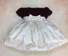 Load image into Gallery viewer, TOC985GD Girls Brocade &amp; Velvet Holiday Traditional Dress-pi-Nenes Lullaby Boutique Inc