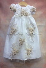 Load image into Gallery viewer, MDCH258IG_Long Christening Dress-Macis Christening Designs-Nenes Lullaby Boutique Inc
