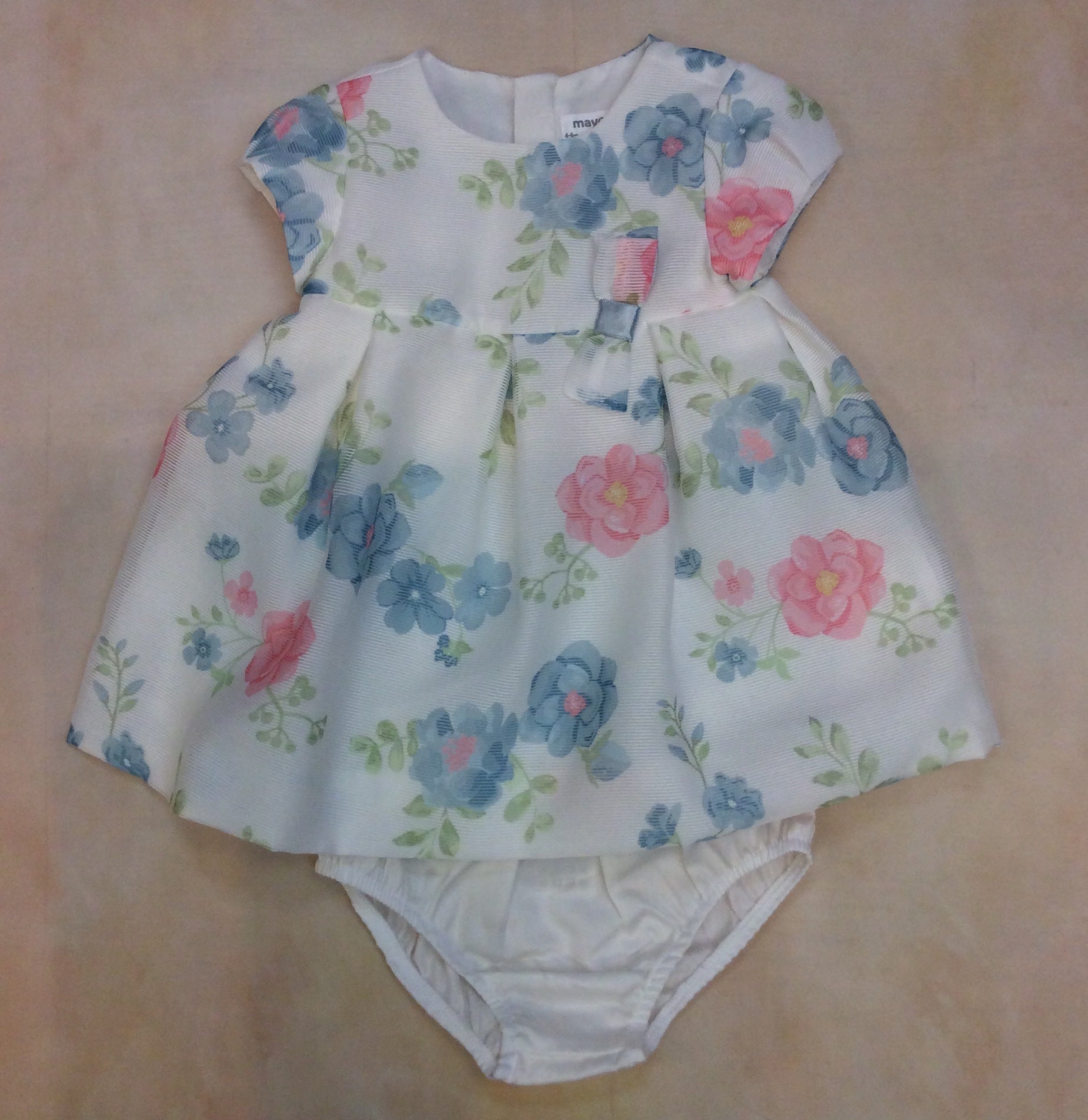 Baby Girl Printed Spring Summer Dress MY1875-Nenes Lullaby Boutique Inc-Nenes Lullaby Boutique Inc
