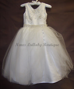 Piccolo Bacio Designer Communion Dress Bonnie-Piccolo Bacio Designer Couture Communion Dresses-Nenes Lullaby Boutique Inc