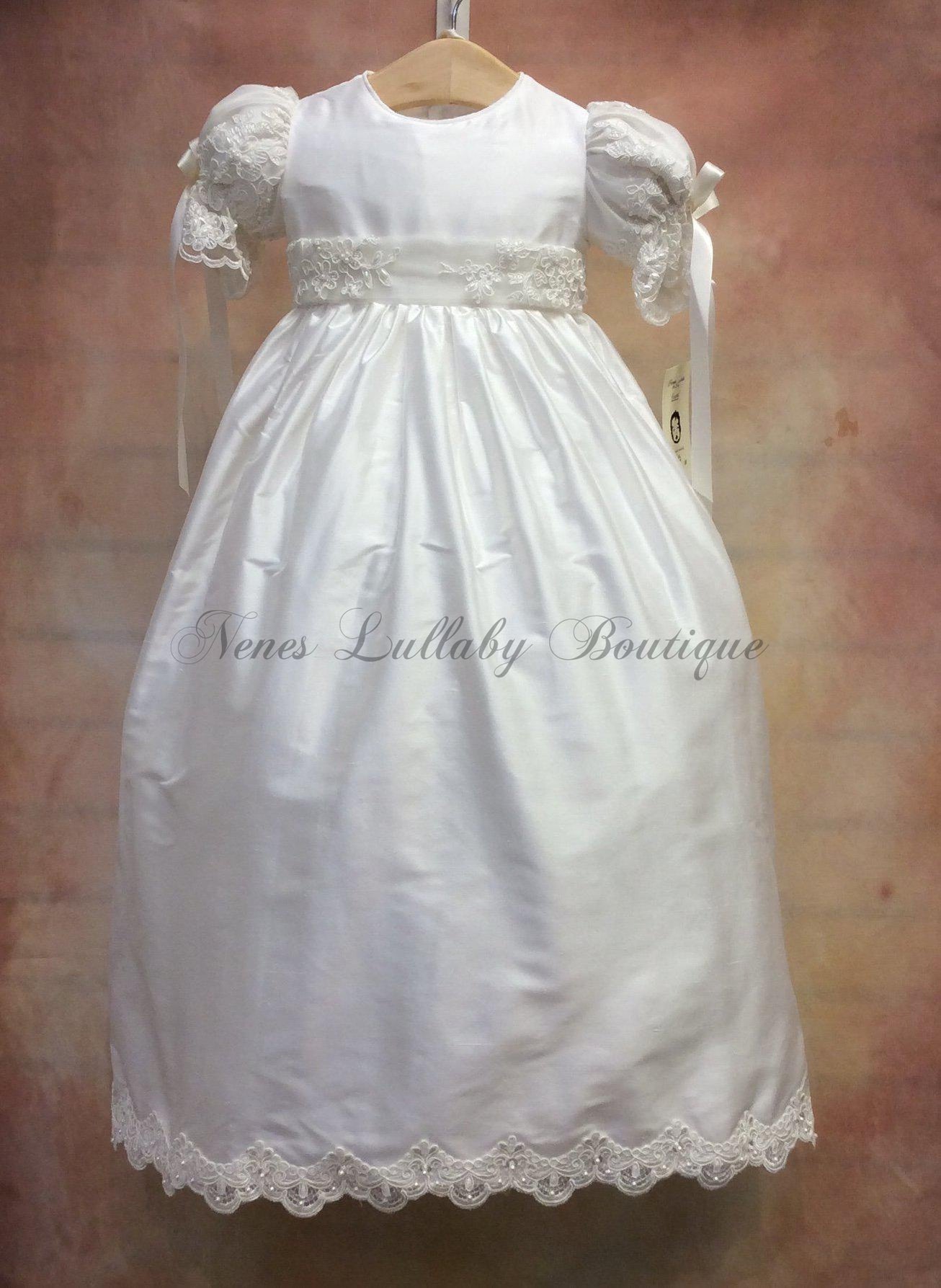 Crystal Christening Baptism Gown by Piccolo Bacio