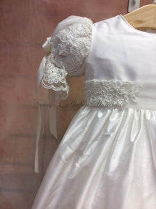 Crystal Christening Gownl by Piccolo Bacio Couture-Piccolo Bacio Christening-Nenes Lullaby Boutique Inc