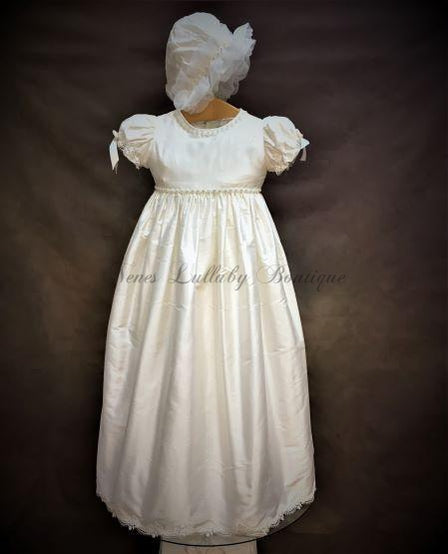 Piccolo Bacio Girls Christening gown Fiona-Piccolo Bacio Christening-Nenes Lullaby Boutique Inc