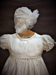 Piccolo Bacio Girls Christening gown Fiona-Piccolo Bacio Christening-Nenes Lullaby Boutique Inc
