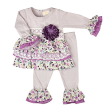 Load image into Gallery viewer, YPP05 Girls Plum Perfect by Haute Baby Swing Set-Haute Baby &amp; Frilly Frocks-Nenes Lullaby Boutique Inc
