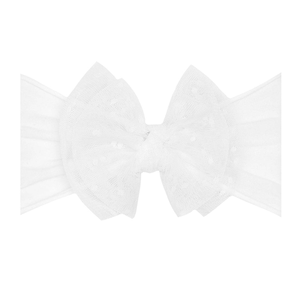 TULLE FAB: white - Nenes Lullaby Boutique Inc