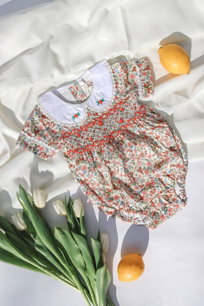 Bella Handsmocked Romper