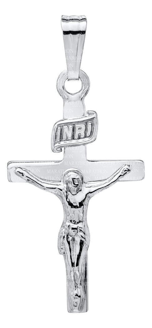 Baby Sterling Silver Cross KKP237-Marathon-Nenes Lullaby Boutique Inc