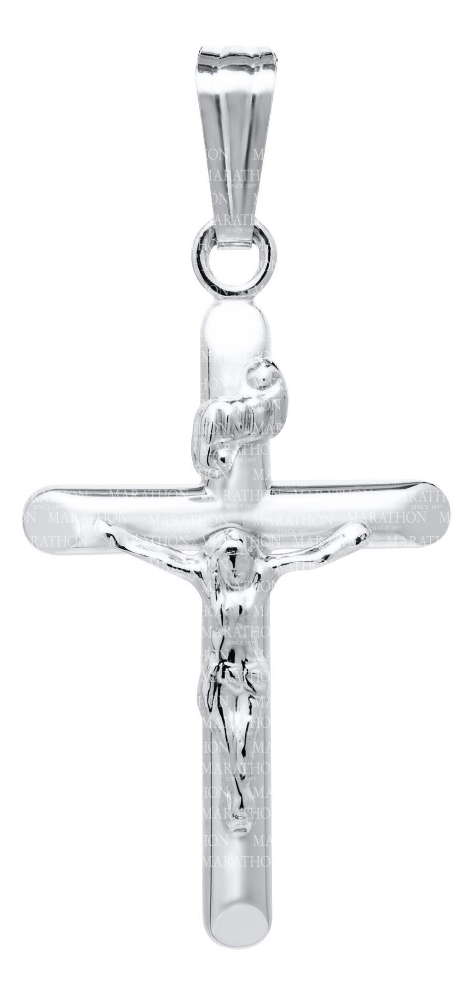 Baby Sterling Silver Crucifix Cross KKP722-Marathon-Nenes Lullaby Boutique Inc