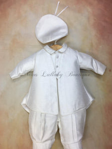 Piccolo Bacio Boys Christening Suit PB_Diego_shg-Piccolo Bacio Christening-Nenes Lullaby Boutique Inc