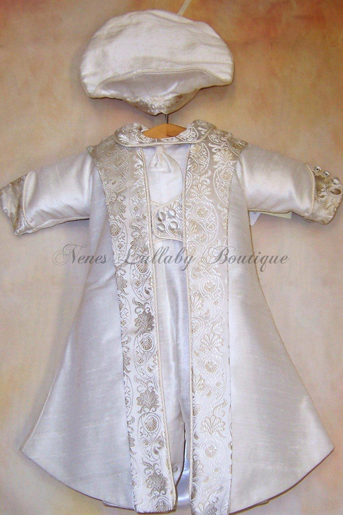 Lucas 100% Silk Boys Christening suit by Piccolo Bacio PB_lucas_sk_lp-Piccolo Bacio Christening-Nenes Lullaby Boutique Inc
