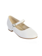 Load image into Gallery viewer, Girls White or Ivory flat Communion Shoes-Benjamin Walk-Nenes Lullaby Boutique Inc